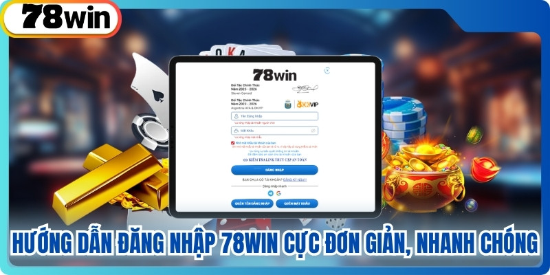 Hướng dẫn đăng nhập 78win cực đơn giản, nhanh chóng